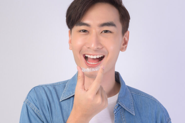 Invisalign aligners progress showing results over time